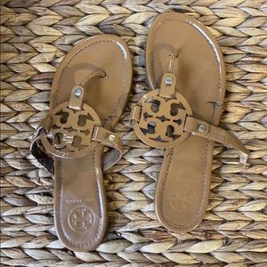 Tory Burch Patent Leather Miller Sandal